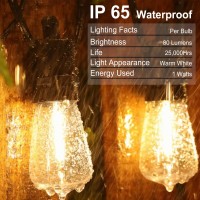 Outdoor Solar String Lights 100 Ft Solar Powered Led String Outdoor Lights Waterproof Shatterproof Patio Solar Hanging Light