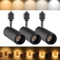 Led Track Lighting Heads Dimmable 24W 5Cct 2700K3000K3500K4000K5000K Single Circu H Track Lighting Heads Zoomable Beam 15 To