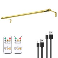 Eayoyae Battery Operated Wireless Picture Light Rechargeableplugged In 315Inch Painting Display Light Remote Control Wall Ligh