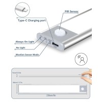 9In Under Cabinet Lights 30Led Motion Sensor Light Indoor Wireless Magnetic 1500Mah Rechargeable Battery Under Counter Lights Ty