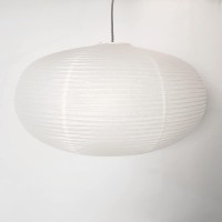 Henjjras Large White Oblate Pendant Lamp Shade 555Cm2185In Chinses Lantern Home Decor Paper Ceiling Lampshade