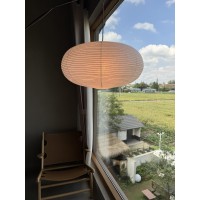 Henjjras Large White Oblate Pendant Lamp Shade 555Cm2185In Chinses Lantern Home Decor Paper Ceiling Lampshade