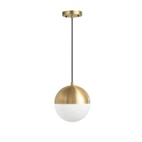 Led Modern Chandelier Lamp, Led Lights Nordic Golden Globe Bedroom Kitchen Single Head Chandelier Modern Glass Bar Table Decoration Study Room Living Room Hanging Pendent Lamp E27/E26 Droplight,Moder