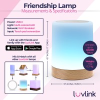 Luvlink Friendship Lamp V20 Extended Wifi Range Simple Bluetooth Setup Single