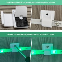 Rxment Mounting Clips For Led Strip Lights With Selfadhesive Tape Screws Ideal Mounting Brackets For 810Mm Both Indoor Stri