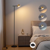 Figdifor Floor Lamps For Living Room 3 Color Temperatures Floor Reading Lamp With Flexible Head Modern Tall Floor Lamp For Bedr