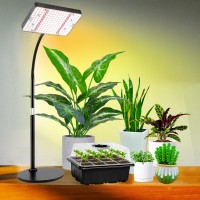 Grocruiser Table Top Grow Light 25 Watt Desk Grow Lights For Indoor Plants Uvir Full Spectrum Plant Growing Lamp For Housepla