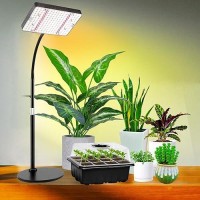 Grocruiser Table Top Grow Light 25 Watt Desk Grow Lights For Indoor Plants Uvir Full Spectrum Plant Growing Lamp For Housepla