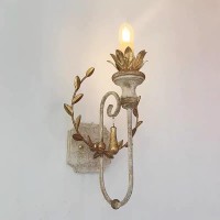 Olspag Wall Light Indoor Vintage Country House Wall Lamp Children'S Room Girls Led Wall Light Indoor Wall Lights Led Indoor Modern White