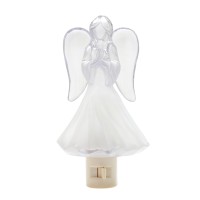 Creative Hobbies Heavenly Glow Angel Night Light Includes 5W C7 And Rotational Socket With Onoff Switch