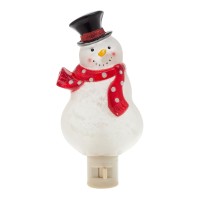 Creative Hobbies Friendly Snowman Holiday Decor Night Light Includes 5W C7 And Rotational Socket With Onoff Switch