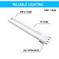 9 Watt 2G7 Base Fluorescent Light Bulbreplacement For Satco S8365 Kandolite 96500Coleman Lantern Bulbrayovac F9W1 Light Bul