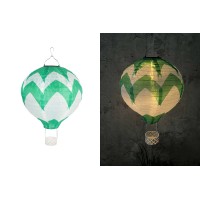 Roaming Light Hot Air Balloon Solar Lantern With Flickering Flame Light, Outdoor Solar Hanging Lights Waterproof For Garden Yard Patio,Holiday Decoration Lantern-Leaf