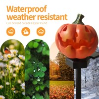 Qh Garden Pumpkin Solar Light Led Waterproof Pumpkin Light For Garden Balcony Yard Lawn Pathway Walkway Garden Solar