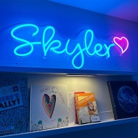 Neon Name Sign Personalized For Wall Decor Custom Led Neon Name Signs Personalized Dimmable Customizable Neon Light Up Signs F