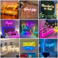 Neon Name Sign Personalized For Wall Decor Custom Led Neon Name Signs Personalized Dimmable Customizable Neon Light Up Signs F