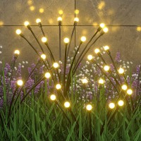 Garden Solar Lights, Starburst Firefly Swaying Lights, Weather Proof, Walkway Path Decoration, Parties, Camping, Guaranteed (8 Led Bulb Lights) 9 Light Mode