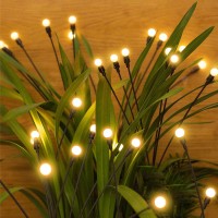 Garden Solar Lights, Starburst Firefly Swaying Lights, Weather Proof, Walkway Path Decoration, Parties, Camping, Guaranteed (8 Led Bulb Lights) 9 Light Mode