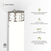 Asd 36 Inch Led Bathroom Vanity Light Modern Dimmable 30W 2700K5000K Adjustable Wall Mount Bar Light Fixtures Ultra Bright B