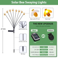 Nacome Solar Garden Lights For Outside Solar Swaying Light Waterproof For Garden Decor Outdoor Yard Patio Landscape Decoration