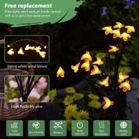 Nacome Solar Garden Lights For Outside Solar Swaying Light Waterproof For Garden Decor Outdoor Yard Patio Landscape Decoration