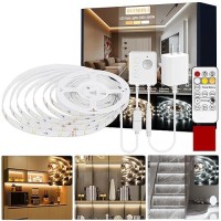 Motion Activated Led Strip Lights 164Ft Ultra Brighter 150Led Motion Sensor Light Strip With Timer And Remote Cuttable Dimmable