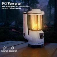 Cowherd Camping Lantern With Rechargeable Flashlights Led Camping Lights With Flashlight And Lantern Mode Ideal For Power Ou