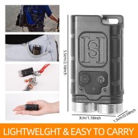 Kunhe K2 2 Pack 1000 High Lumens Edc Flashlight With Tail Magnetsuper Bright Rechargeable Usb C Mini Small Portable Keychain Poc