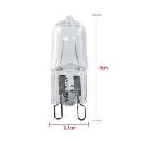 Fafeicy Home Lamp Bulb 10Pcs G9 Base Halogen Light Bulb 120V 40W Lighting Replacement Home Warm White Bright