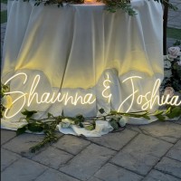 Custom Wedding Neon Sign Professional Personalized Last Name Led Light Signs Dimmable Name Neon For Bedroom Birthday Festiva