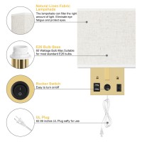 Vrisa Wall Lamp Plugin Wall Sconces Set Of 2 Wall Mounted Lamps With Usb Ports Outlet Wall Light Fixtures For Bedroom Living Ro