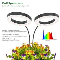 Pronoro Grow Light 2Head Led Floor Plant Growing Lamp Full Spectrum Plant Light For Indoor Plants Extendedbuiltin Power Co