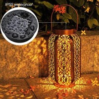 2Pcs Solar Lantern Light Replacement Top With 30 Led String Light 7Cm Panel Lantern Lid Lights Replacement Part Diy Garden Decoration For Watering Can Lights Outdoor Hanging Lanterns