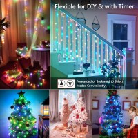 Brizled Color Changing Fairy Lights 66Ft 200 Led Fairy Lights With Remote Rgb Fairy String Lights Multicolor Twinkle Lights In