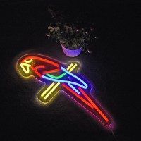 Parrot Neon Sign For Wall D Cor Led Neon Light Usb Powered Neon Art Signs