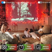 509Ft Extra Long Christmas Lights 1350 Led Christmas String Lights With 8 Modes Timer Memory Function Waterproof Christmas De