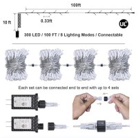 509Ft Extra Long Christmas Lights 1350 Led Christmas String Lights With 8 Modes Timer Memory Function Waterproof Christmas De