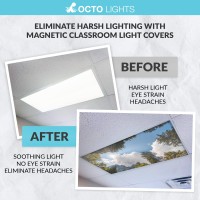 Magnetic Fluorescent Light Cover For Ceiling Lights Classroom 2X4 High Resolution Magnetic Office Light Filter Pack Of 1 I