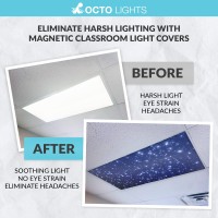 Magnetic Fluorescent Light Cover For Ceiling Lights Classroom 2X4 High Resolution Magnetic Office Light Filter Pack Of 1 I