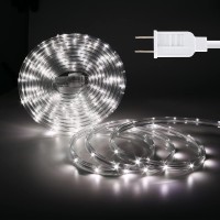 Areful Led Rope Lights, 33Feet Daylight Flat Flexible Strip Light, Plug In Novelty Lighting, Connectable And Waterproof For Home Christmas Holiday Garden Patio Party Decoration