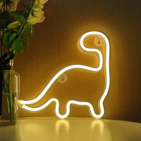 Dinosaur Neon Sign Led Light Wall Decoration Room Decor Cute Night Light Gift Children Kids Girl Gift Birthday Party Aesthetic L