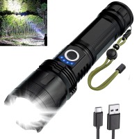 Sogidon Flashlights High Lumens Rechargeable 900 000 Lumen Led Super Bright Tactical Flash Light Battery Powered Handheld Ligh