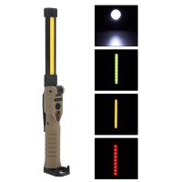 Vingvo Cob Work Flashlight, Foldable Abs 1200Mah Type C Magnetic Led Cob Work Light For Maintenance