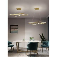 Dimmable Led Pendant Light Dining Room Table Chandelier Kitchen Island With Remote Control Flush Mount Ceiling Hanging Lamp Modern Design For Living Room Office Hallway Bedroom Deco Ceiling Lighting