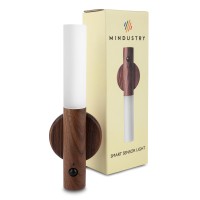 Mindustry Motion Sensor Led Lamp For Desks, Kitchen, Pantry And Bedrooms - Wooden Led Bar With Rechargeable Magnet And Night Light For Walls. Home Motion Lightstick