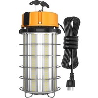 Jclgl Led Temporary Work Light 250W Construction Lights 5000K 30 000Lm Outdoor Job Site Lighting 10Ft Cord Ip65 Dust Waterproo