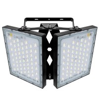 Led Flood Light Outdoor, Stasun 200W 18000Lm Outdoor Area Lighting, Ip66 Waterproof Exterior Floodlight Commercial Security Light, 5000K Daylight White, 2 Adjustable Heads For Yard, Street,Parking Lot