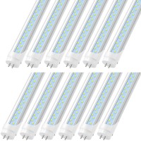 Jesled T8 Led Type B Tube Light 3Ft, 2520Lm, 18W(45W Equivalent), 6000K, 36 Inch F30T12 Fluorescent Bulb Replacement, Dual Ended Power, Etl Listed, Remove Ballast, 36