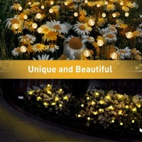 Ifalarila 8 Modes Firefly Garden Lights Solar Outdoor - Waterproof Fairy Lights With 1200Mah Solar Panels - Led Swaying Crystal Globe For Yard Decorations, Christmas, Pathway, Patio - 4 Pack