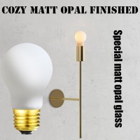 Leools Led Light Bulb A15 Dimmable Flickfree Matt White 6W Warm White 2700K Cri90 400Lm 40W Equivalent Vintage Led Edison Ligh